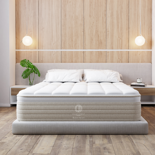 Organic Cotton and Natural Latex Mattress with Wool Layers
