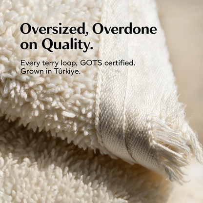 Luxury Organic Cotton Bath Sheets, Two Pack, 40 x 70 Inch, GOTS Certified – view 6