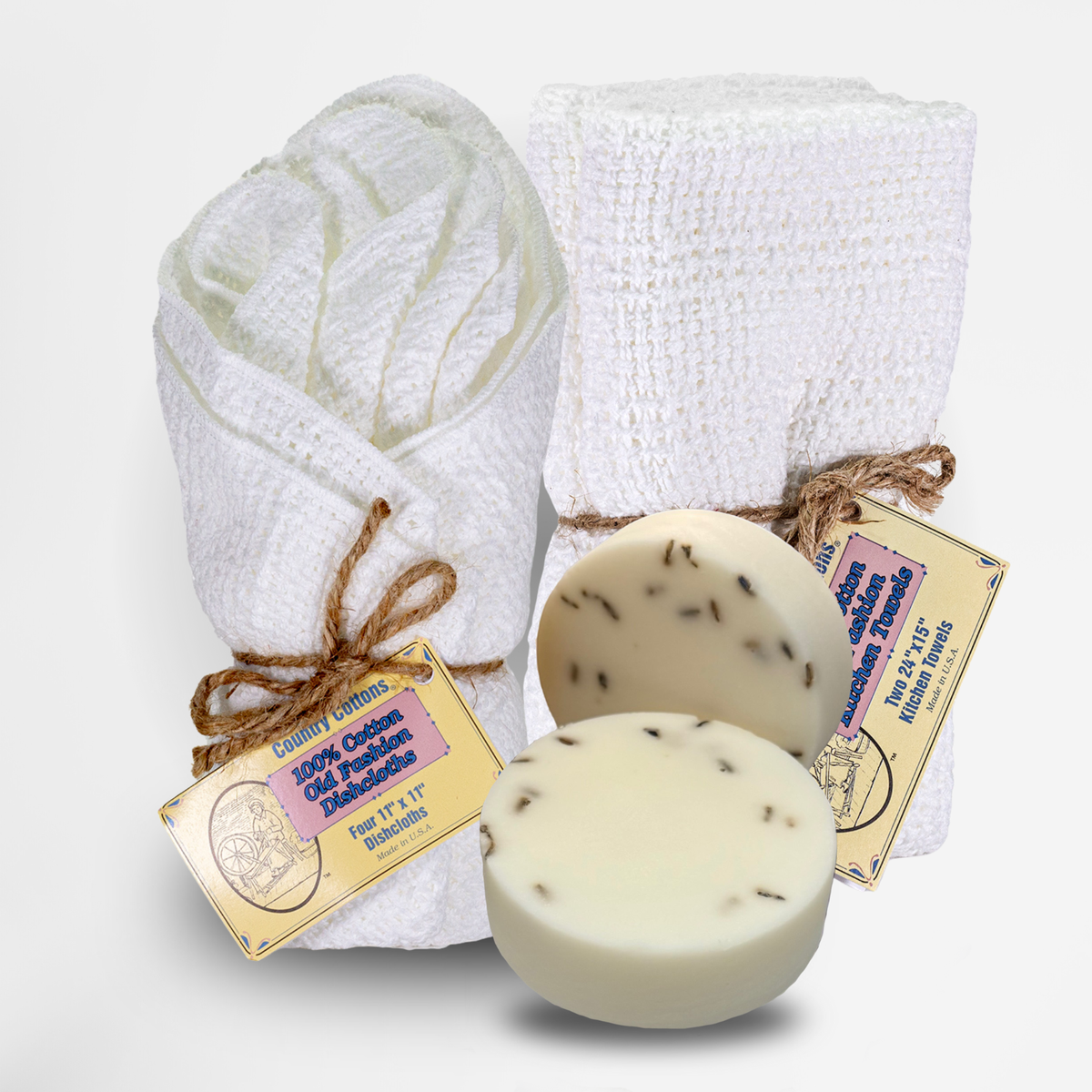 Cotton Kitchen Starter Kit with Dishcloths, Kitchen Towels and Dish Soaps – view 5