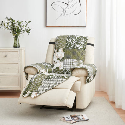 Reversible Patchwork Furniture Protector – Langdon Collection Sofa Cover – view 55