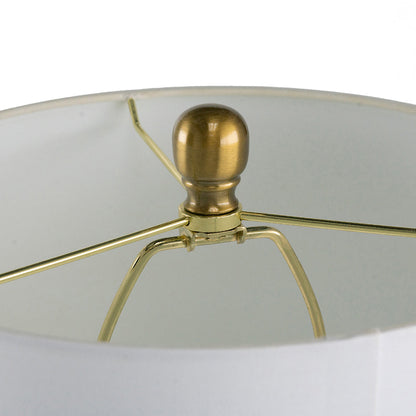 Teardrop Silhouette Table Lamp with Black and Gold Iron Base – view 5