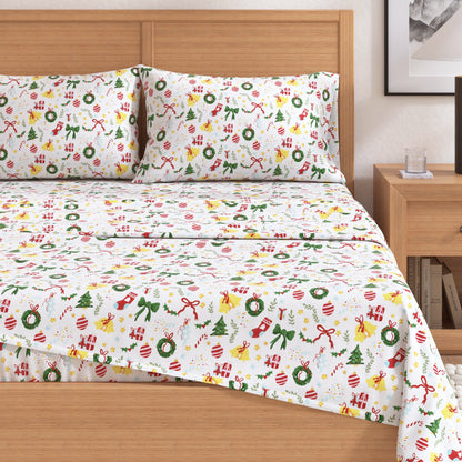 Turkish Cotton Christmas Flannel Sheets – Whittaker Holiday Prints – view 8