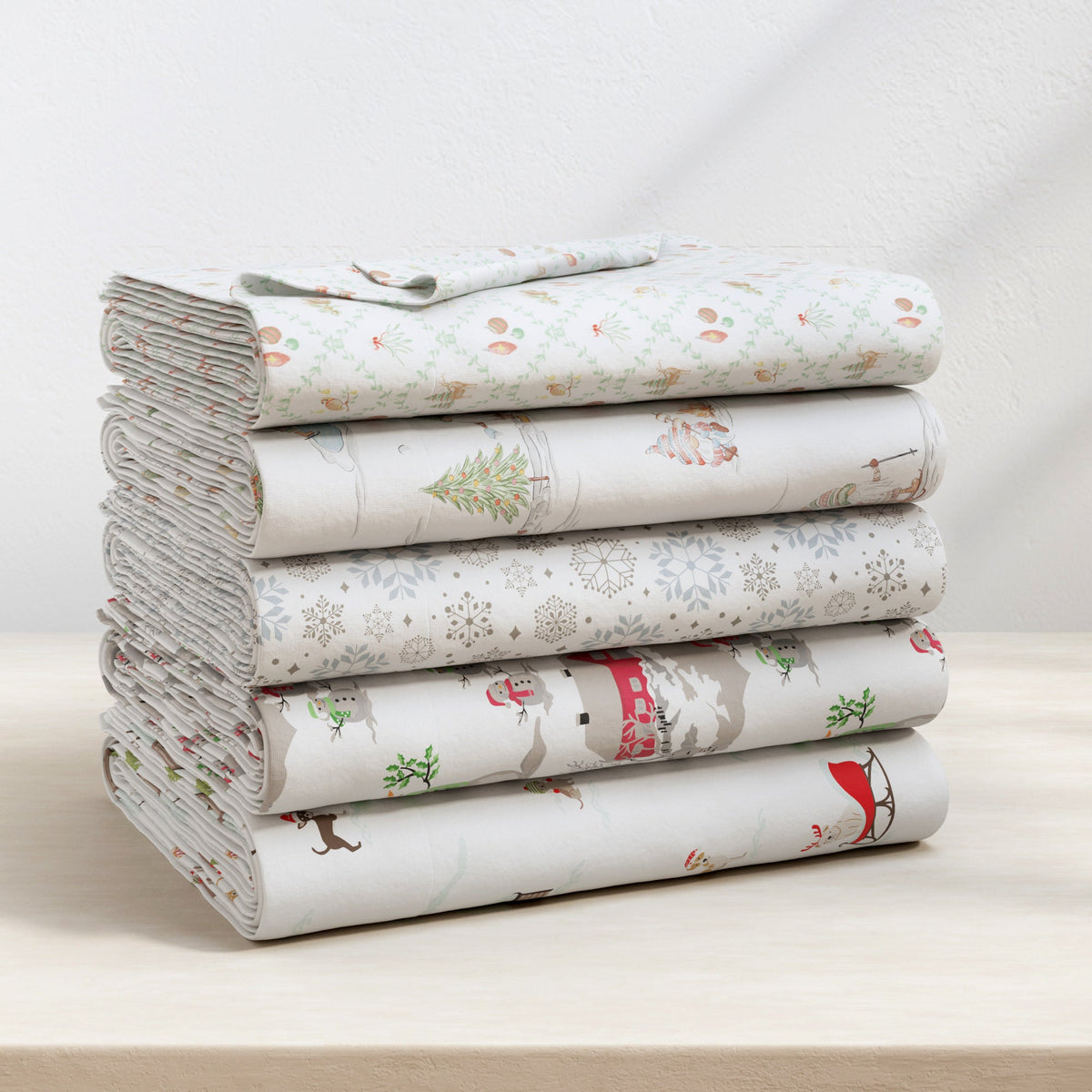 Turkish Cotton Flannel Sheet Set – Stratton Collection – view 29