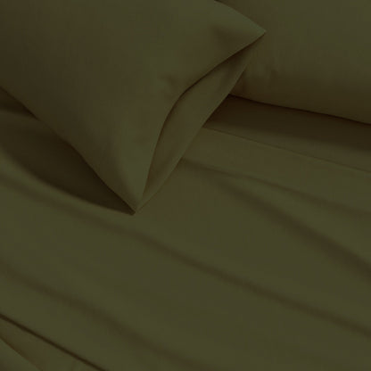 Solid Cotton Flannel Sheet Set – Nordic Collection – view 50