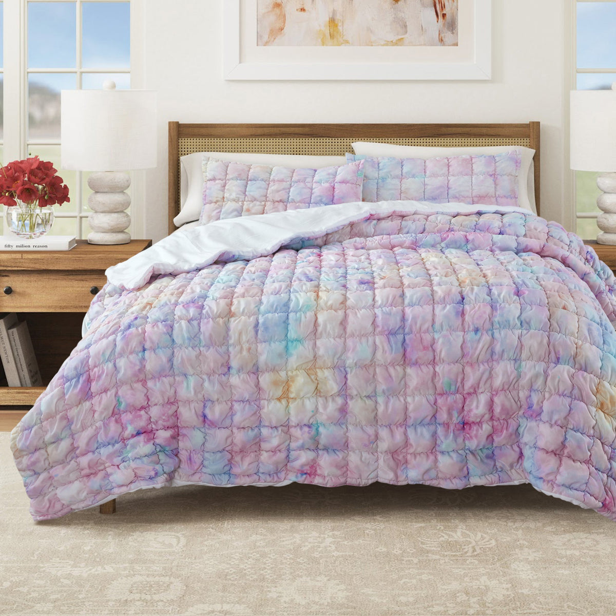 Puff Marshmallow Textured Quilt Set – Marshmallow Collection – view 7