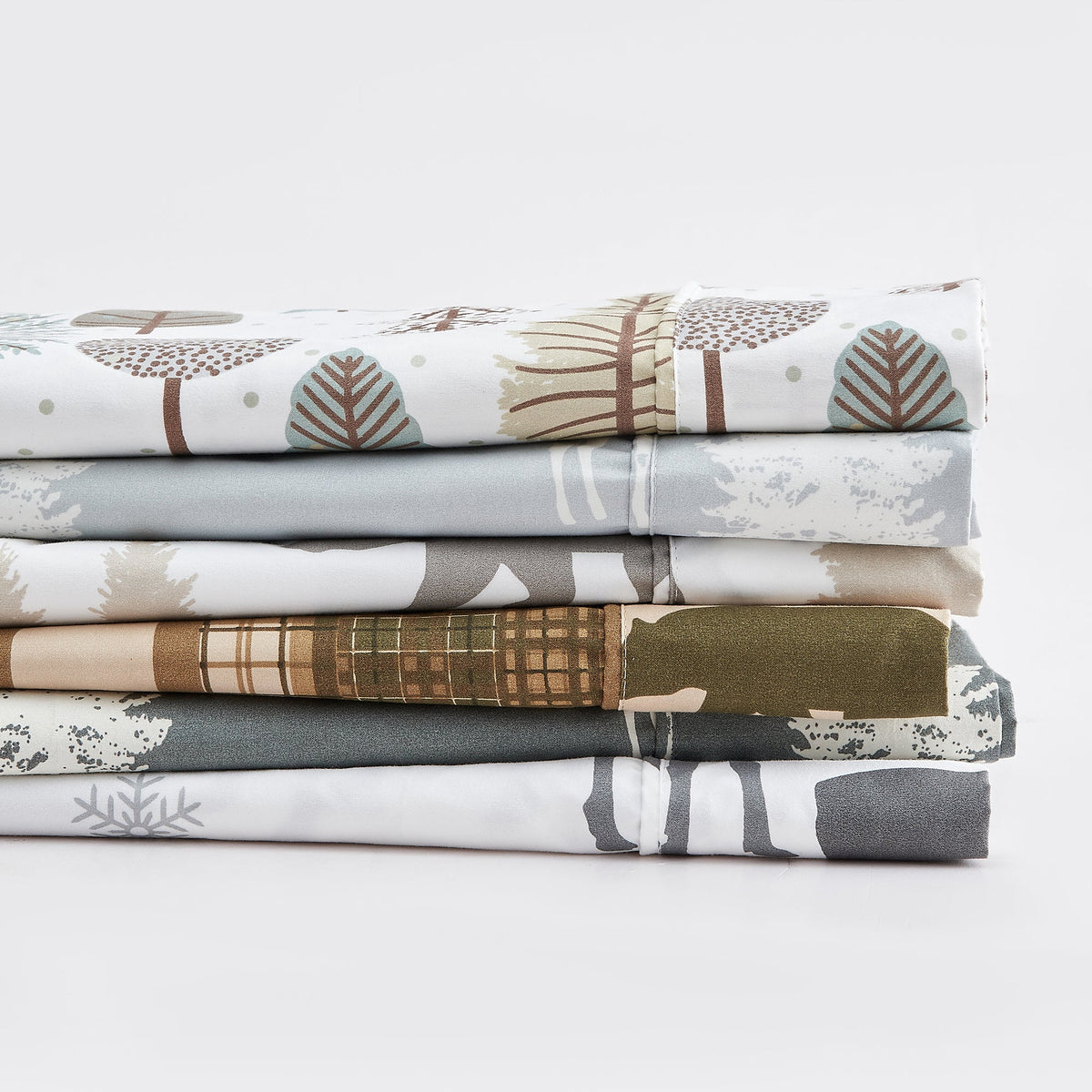 Lodge Print Microfiber Sheet Set – Mountain Ridge Collection – view 7