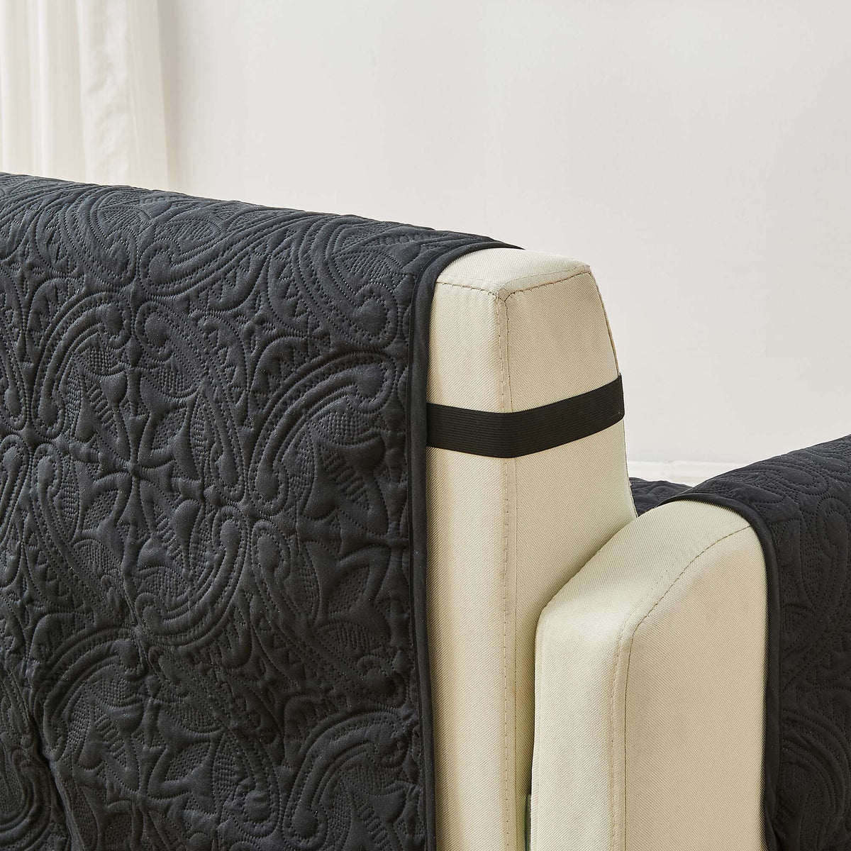 Medallion Stitch Furniture Protector – Elenor Collection Sofa Cover – view 153