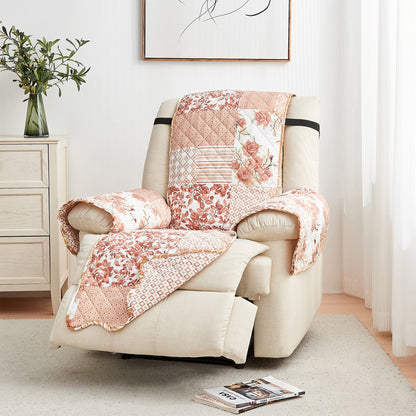 Reversible Patchwork Furniture Protector – Langdon Collection Sofa Cover – view 79