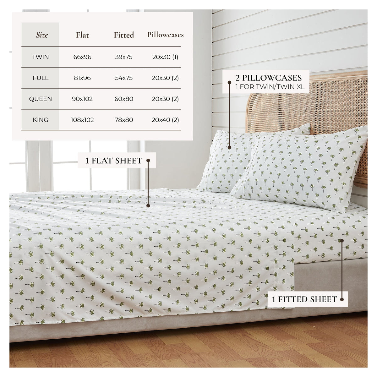 Coastal Printed Microfiber Sheet Set – Newport Collection – view 26