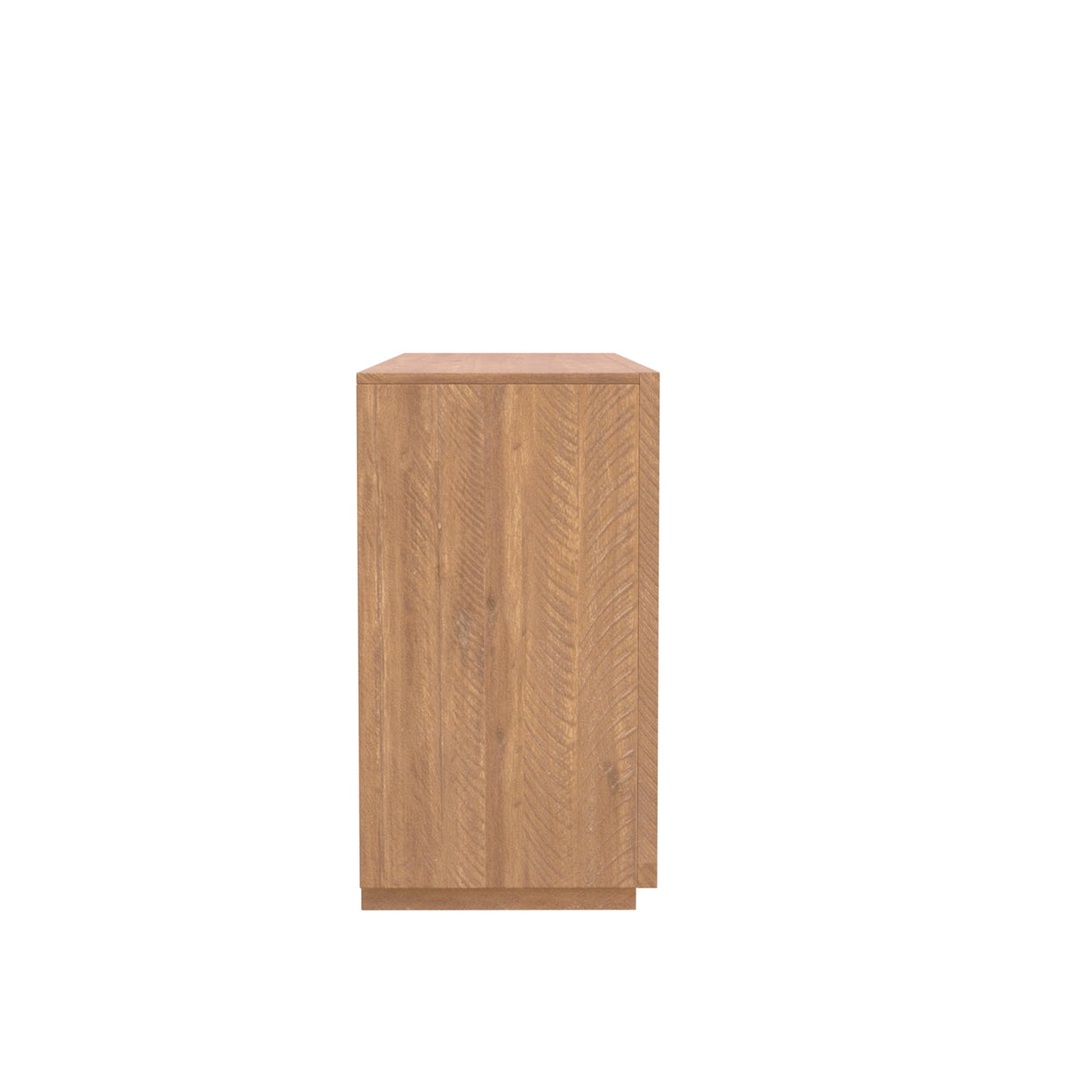 Aiden Pine Sideboard with Chevron Inlay, Natural Weathered – view 8