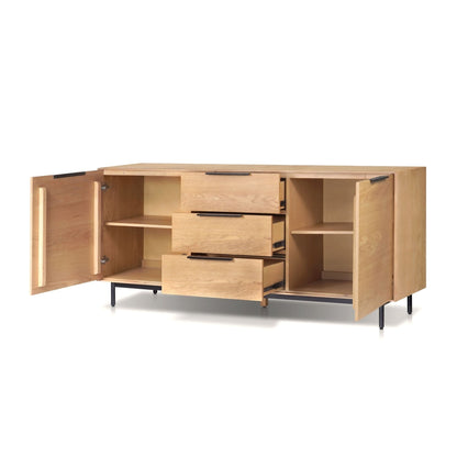 Akira Sideboard with Dovetail Drawers, Light Oak – view 4