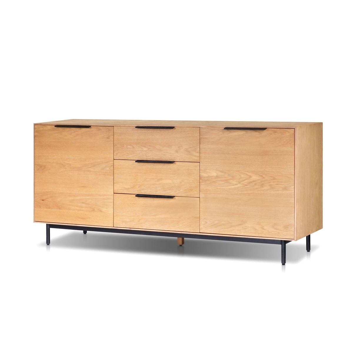 Akira Sideboard with Dovetail Drawers, Light Oak – view 3