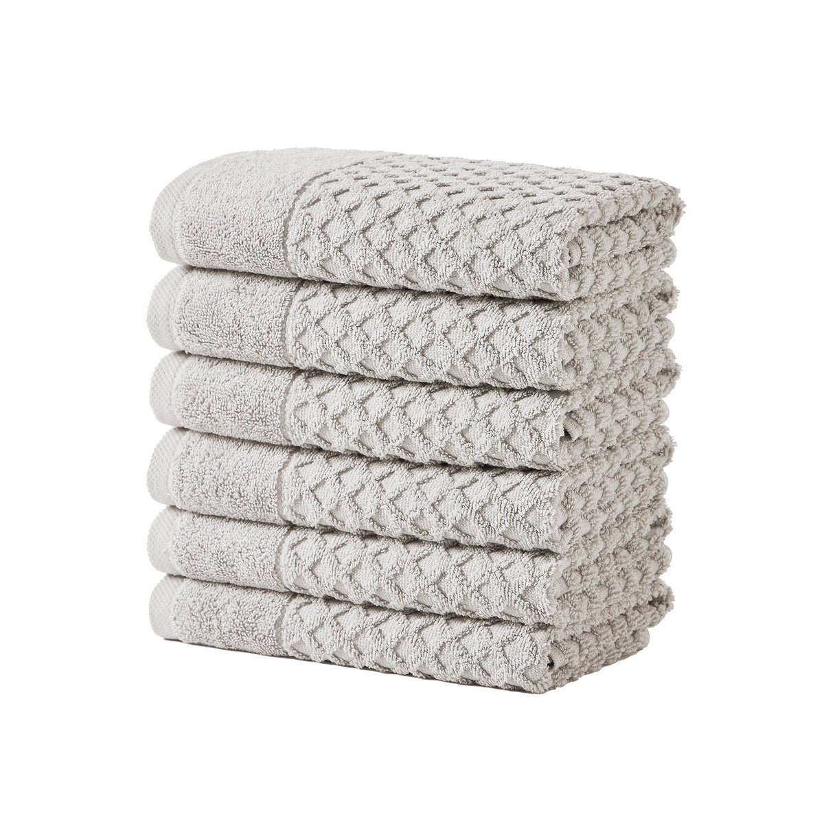 Cotton Diamond Waffle Weave Bath Towel Set – Grayson Collection – view 136