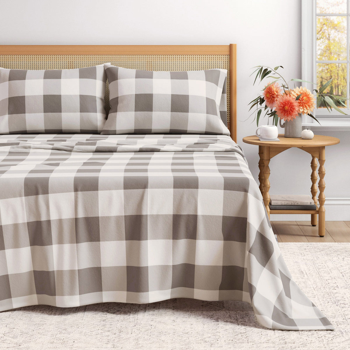 Turkish Cotton Flannel Sheet Set – Belle Collection – view 7