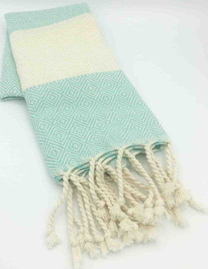 Diamond Weave Cotton Hand Towel, Oversized 16 x 36 Inch Kitchen Towel – view 13