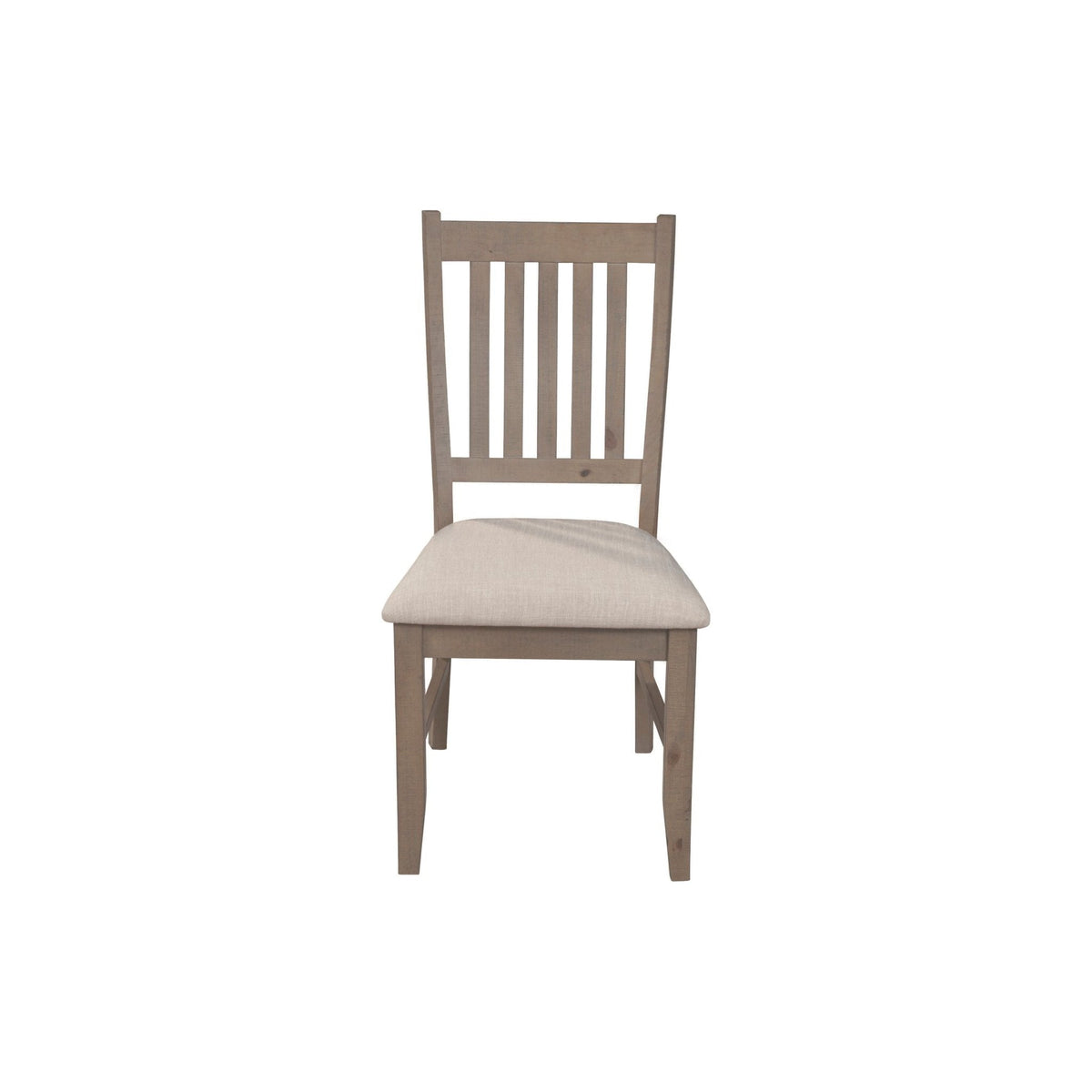 Arlo Slat Back Dining Side Chairs with Cream Seat Cushions, Set of 2 – view 4