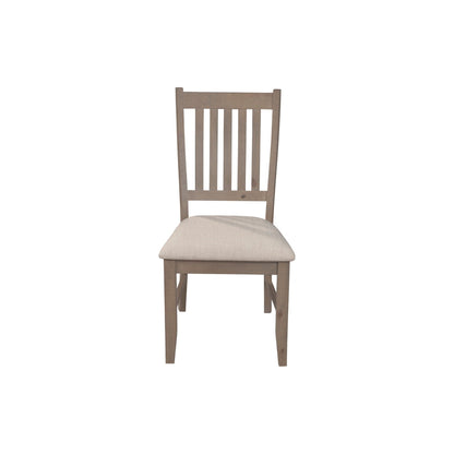 Arlo Slat Back Dining Side Chairs with Cream Seat Cushions, Set of 2 – view 4