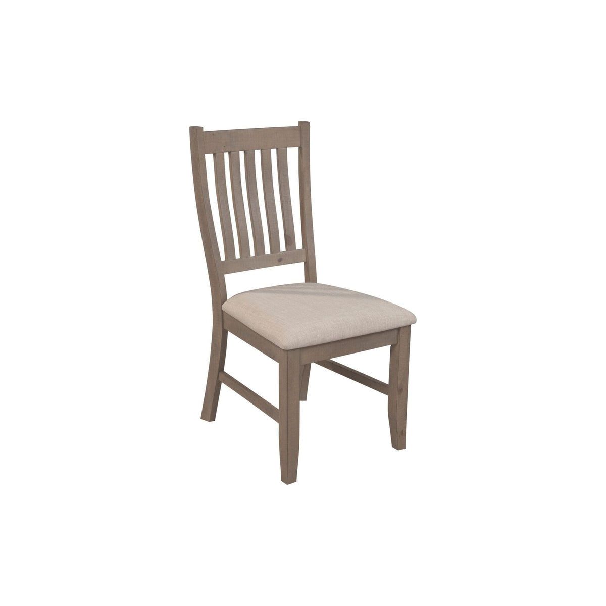Arlo Slat Back Dining Side Chairs with Cream Seat Cushions, Set of 2 – view 3