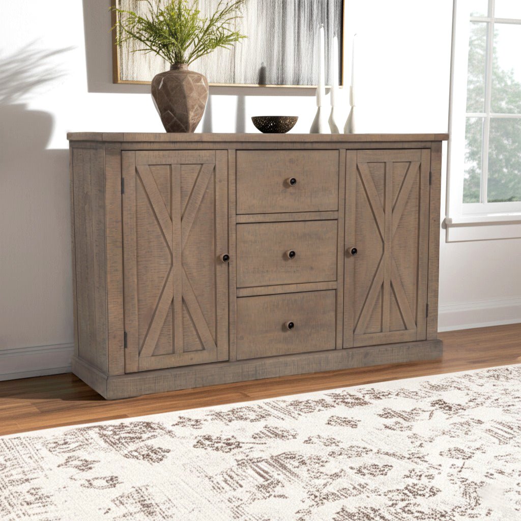 Arlo Modern Sideboard with Two Spacious Cabinets – view 2