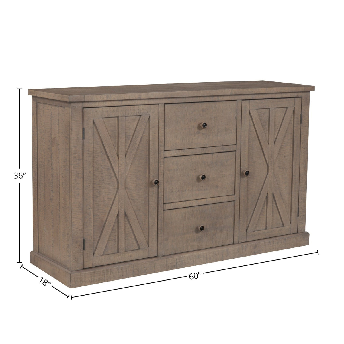 Arlo Modern Sideboard with Two Spacious Cabinets – view 8