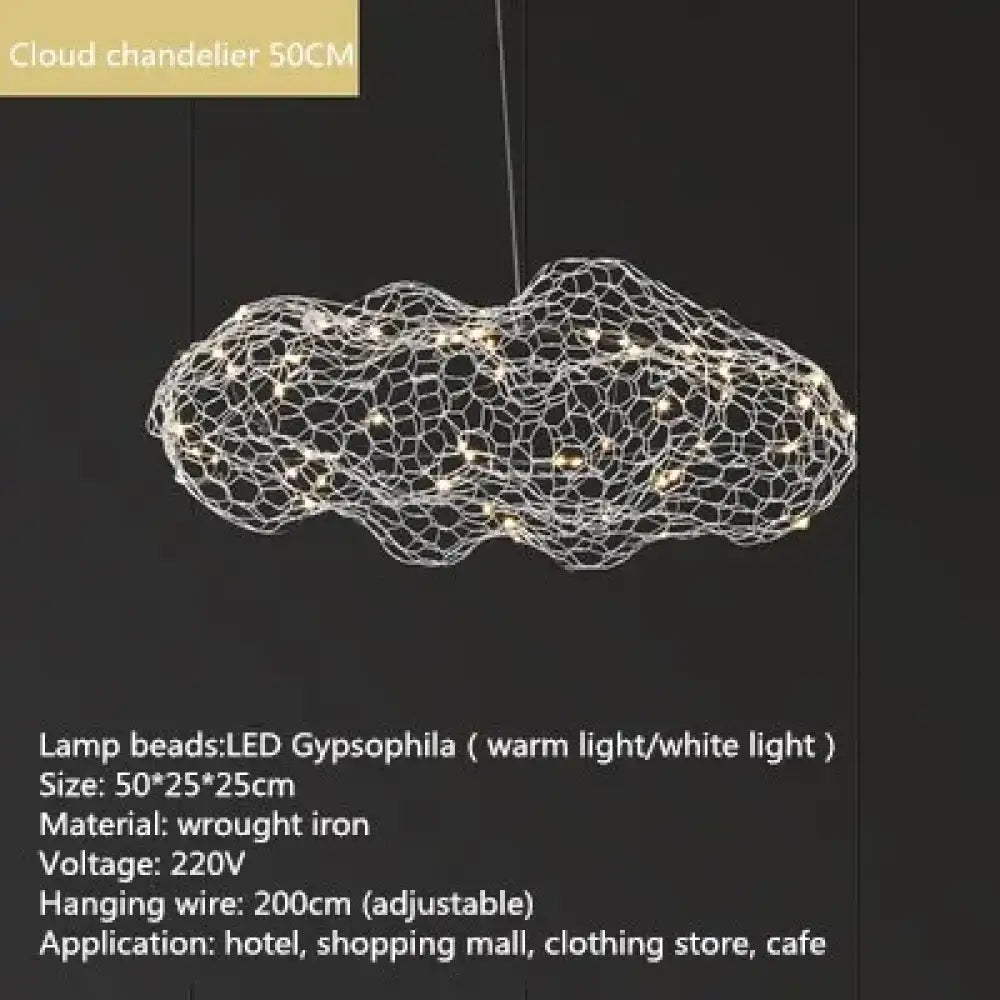 Art Cloud Pendant Chandelier, Danish Design for Bedroom and Living Room – view 9