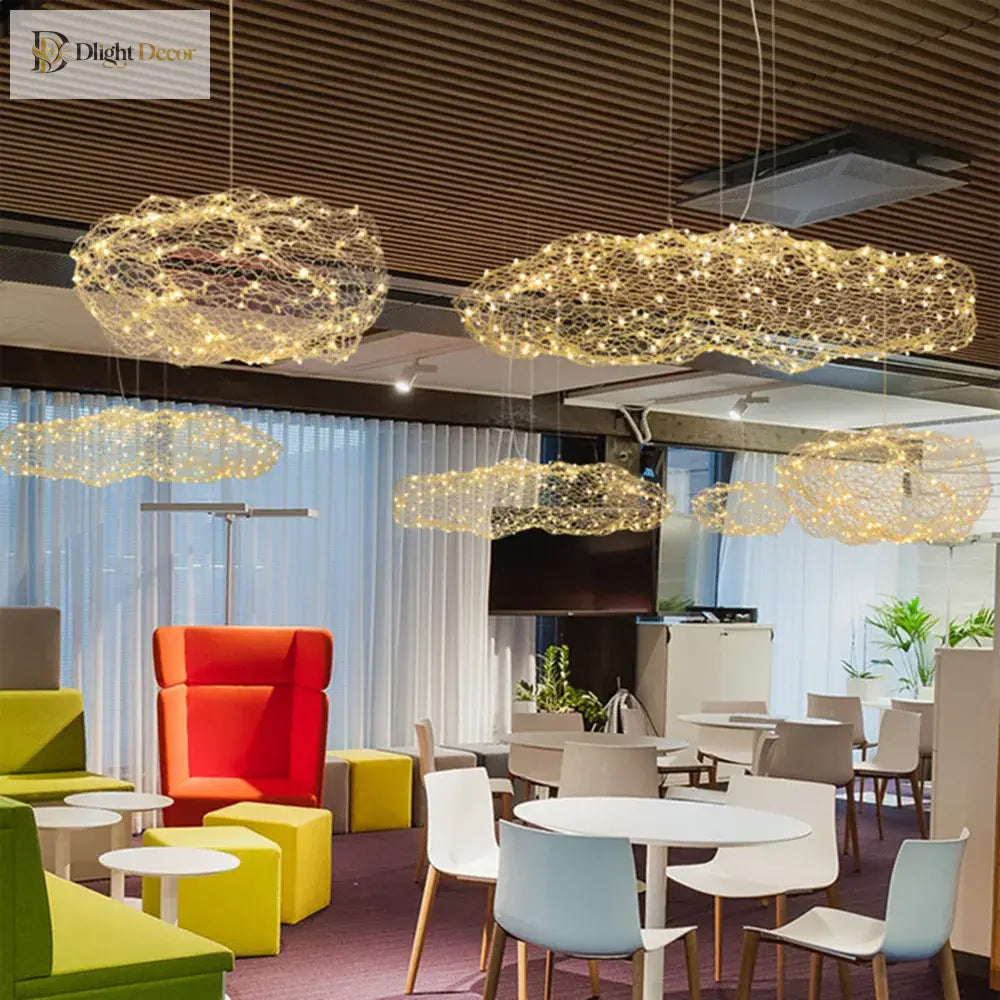 Art Cloud Pendant Chandelier, Danish Design for Bedroom and Living Room – view 3