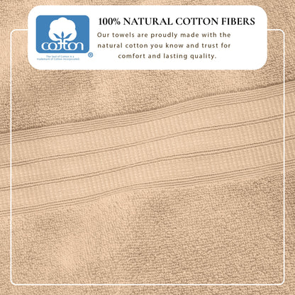 100% Cotton Premium Zero-Twist Bath Towel Set – Chiara Collection – view 23