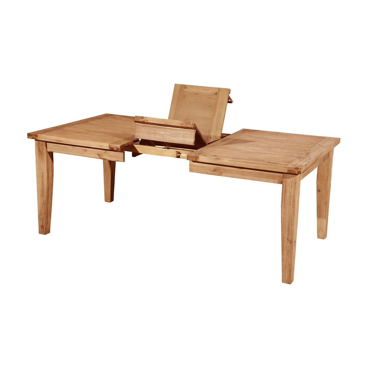 Aspen Acacia Wood Extension Dining Table, Antique Natural – view 3