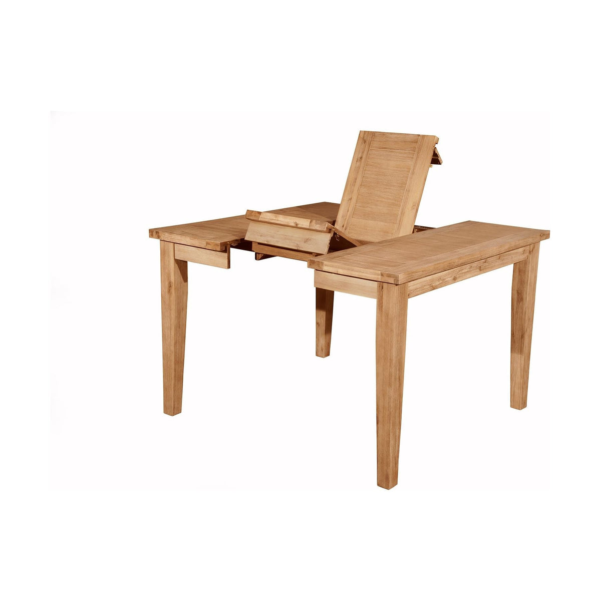 Aspen Extension Pub Table in Acacia Wood, Antique Natural – view 3
