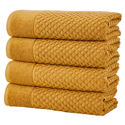 Cotton Diamond Waffle Weave Bath Towel Set – Grayson Collection – view 111