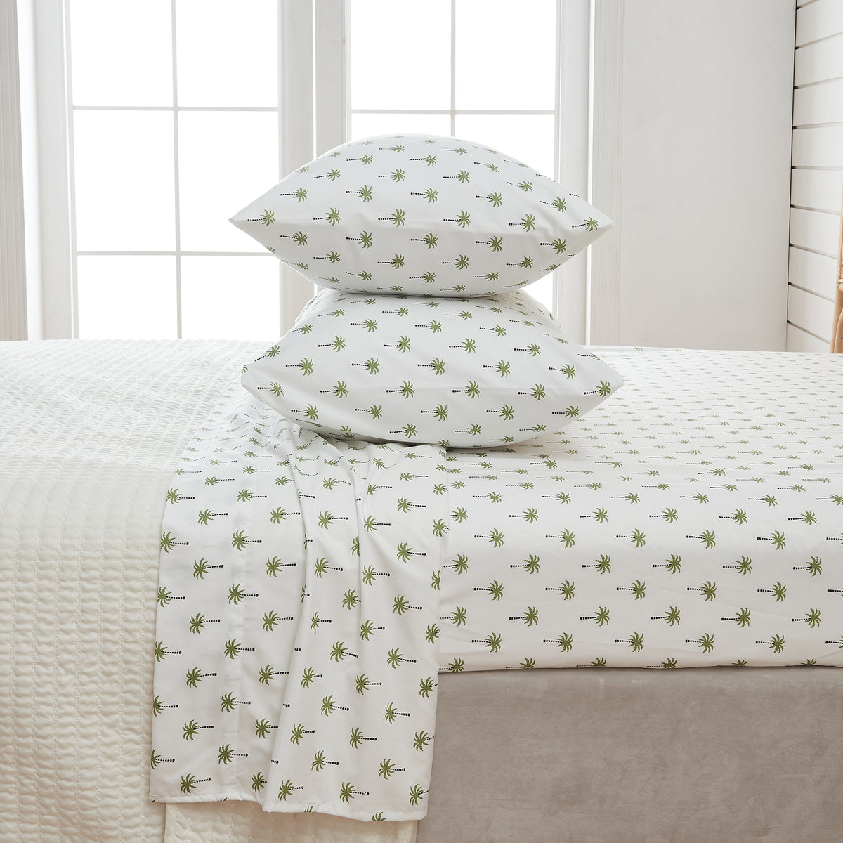 Coastal Printed Microfiber Sheet Set – Newport Collection – view 27