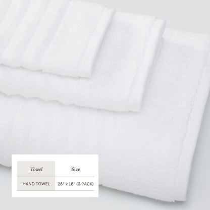 Karina Collection Luxury Combed Cotton Ribbed Bath Towel Set – view 16