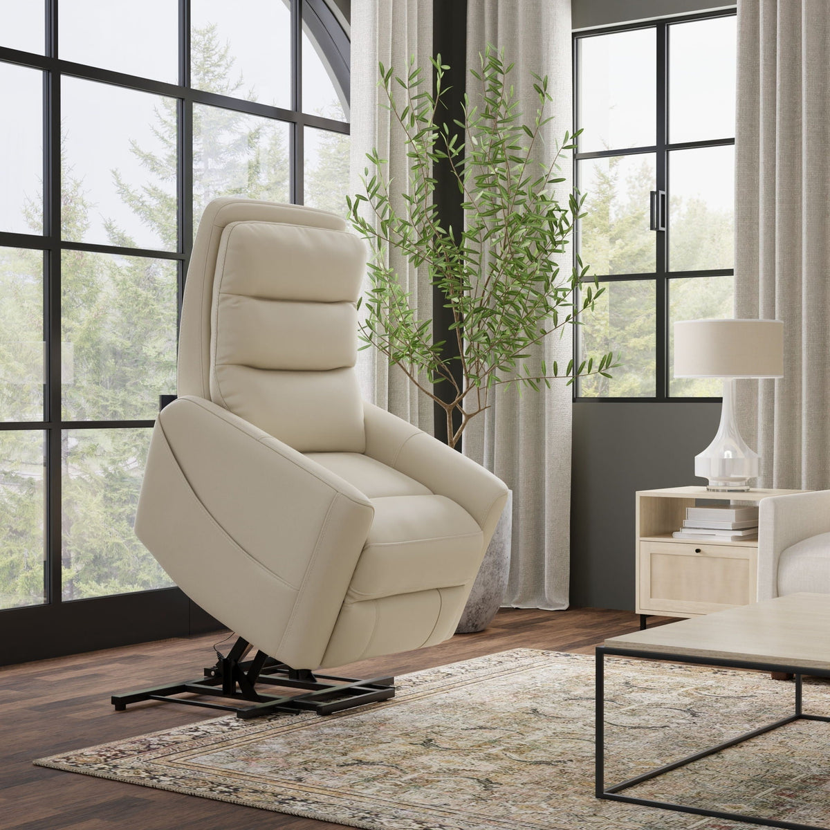 Bentley Power Lift Recliner Chair with USB Charging, Faux Leather – view 9