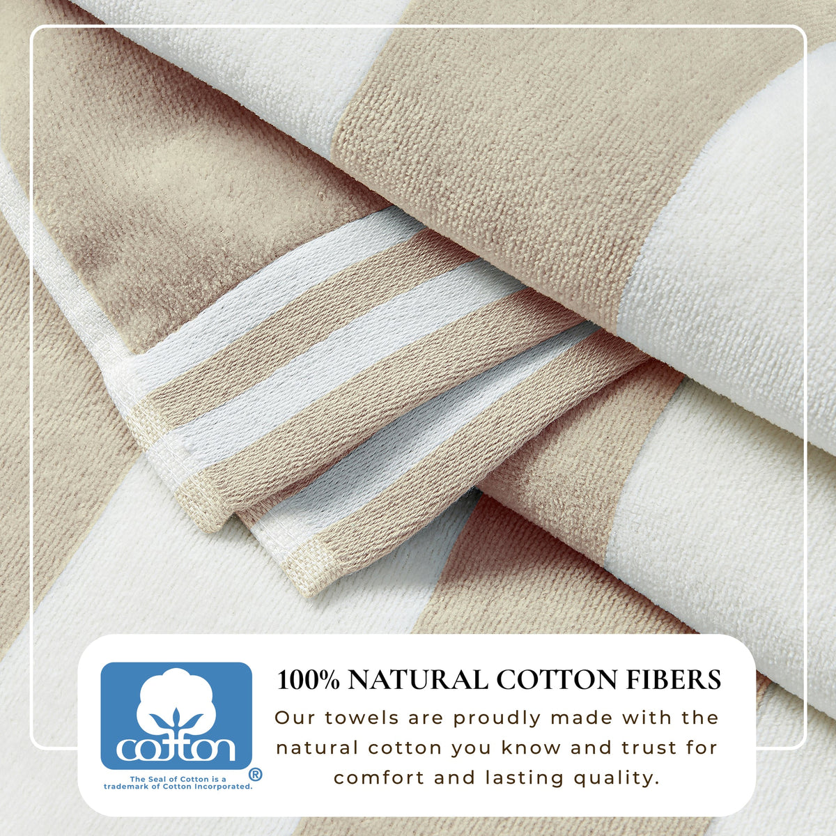 Pastel Striped Cabana Beach Towel – Edgartown Collection – view 15