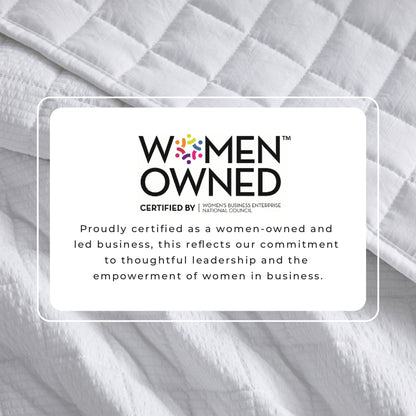 Box-Stitched Seersucker Microfiber Quilt Set with Shams in White or Bone – view 5