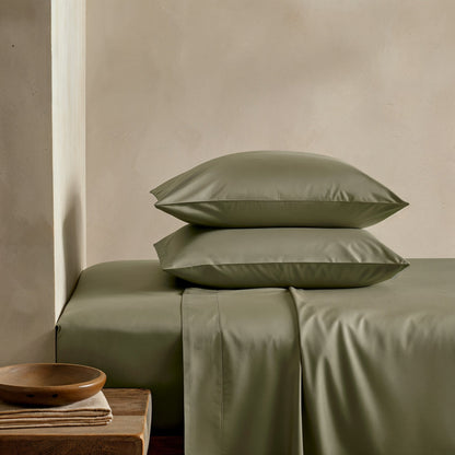 Luxe Australian Cotton Sateen Sheet Set, 400 Thread Count – view 21
