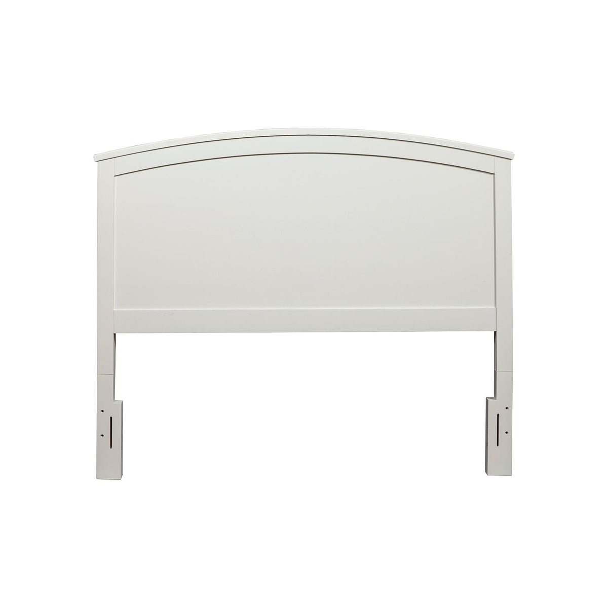 Baker Traditional Wood Panel Bed in Antique White, Standard King – view 4