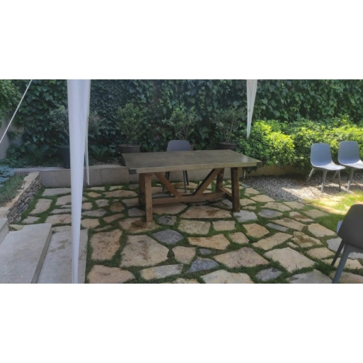 Barocco Valhalla Lightweight Concrete Dining Table, 39 x 110 Inch – view 22