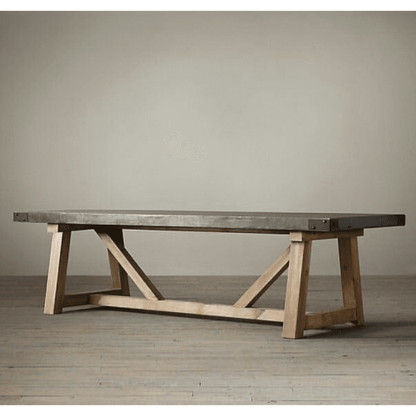 Barocco Valhalla Lightweight Concrete Rectangular Dining Table