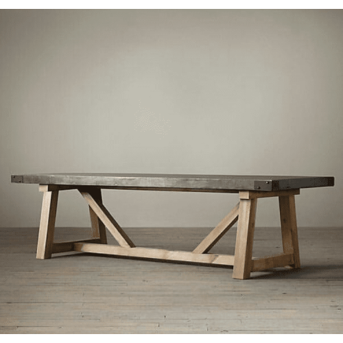 Barocco Valhalla Lightweight Concrete Rectangular Dining Table