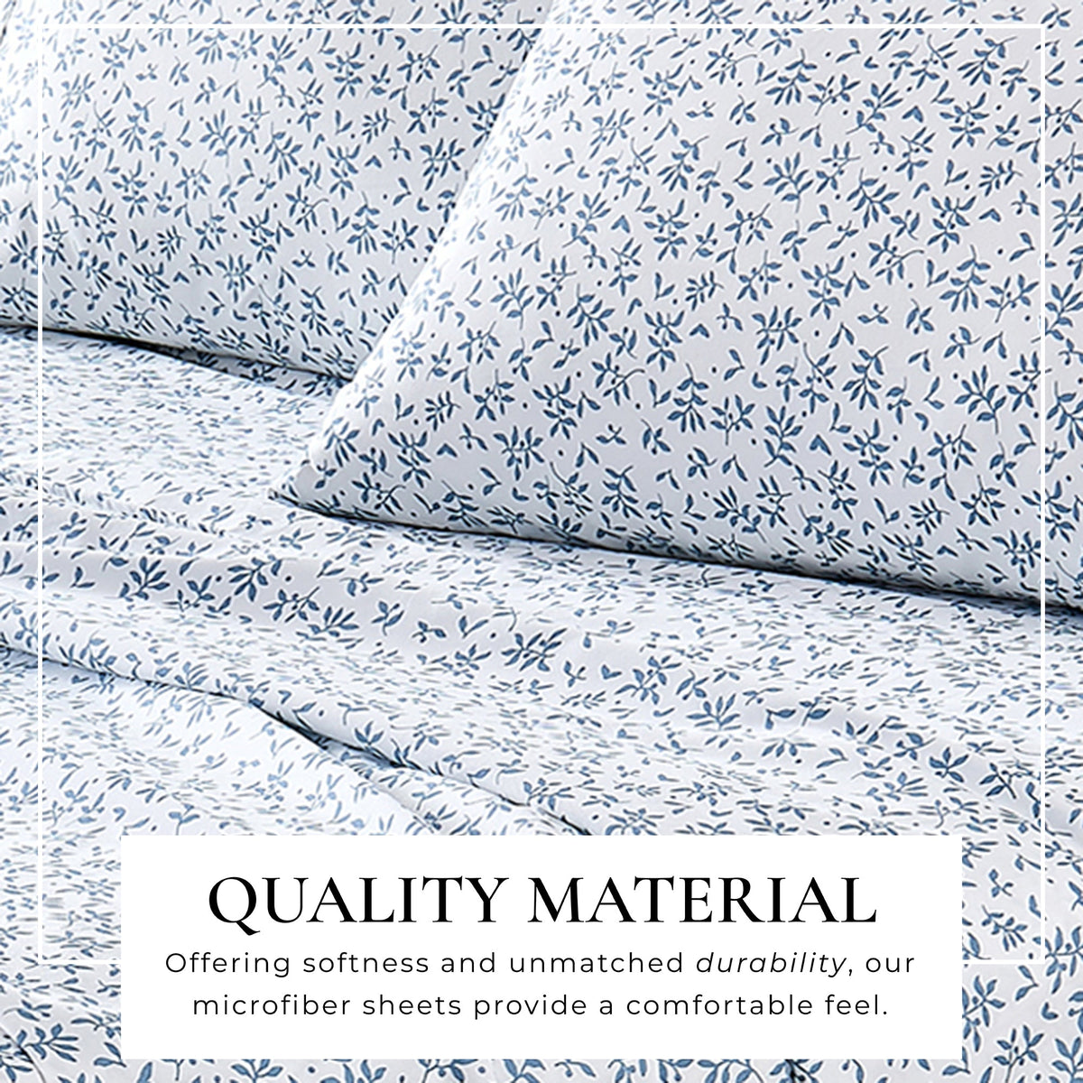 Brushed Microfiber Printed Sheet Set – Baylor Collection – view 59