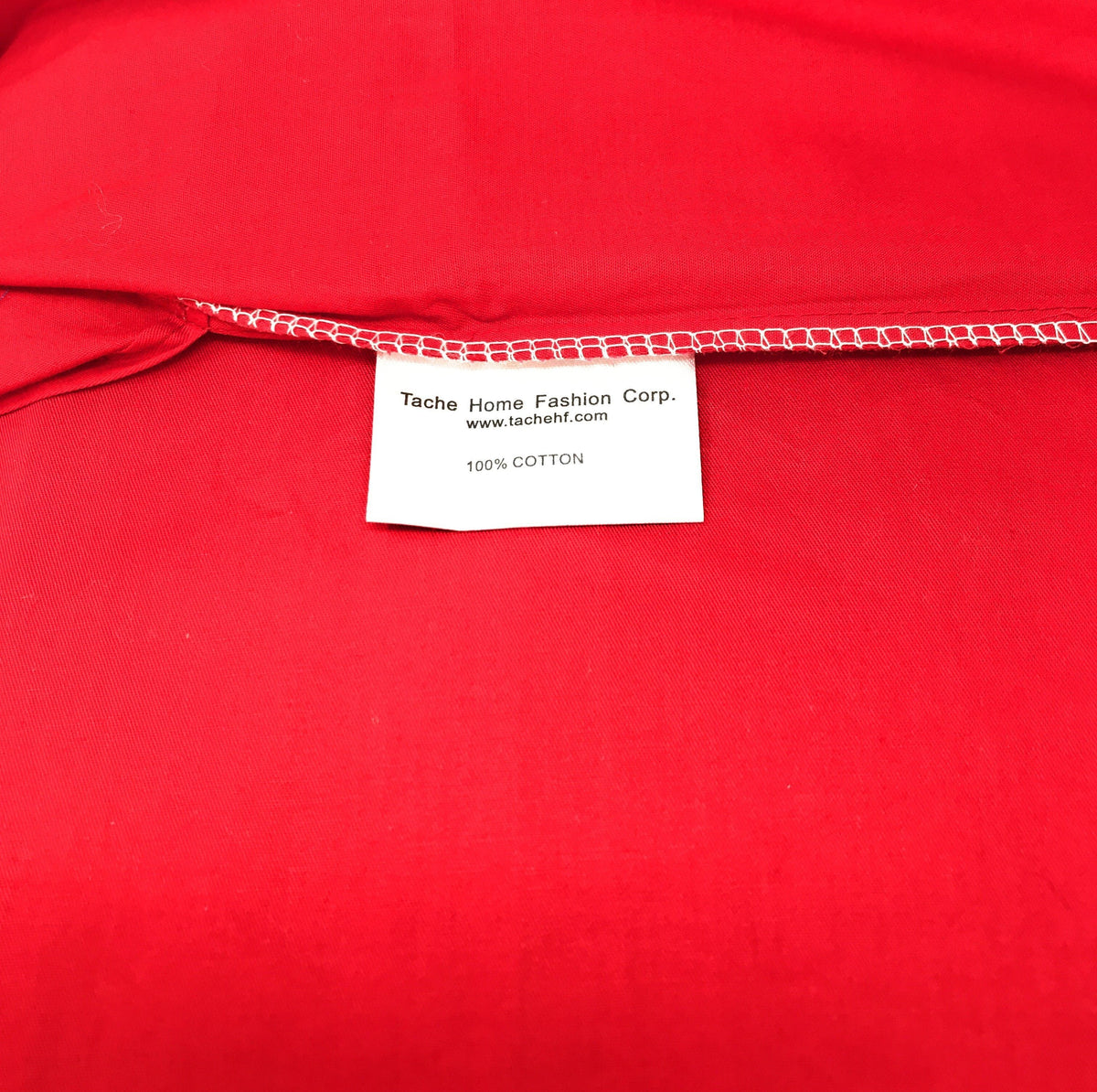 Scarlet Red 100% Cotton Fitted Sheet or Flat Sheet – view 4