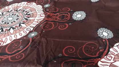 Burgundy Paisley Medallion Polyester Bed Sheet Set – view 8