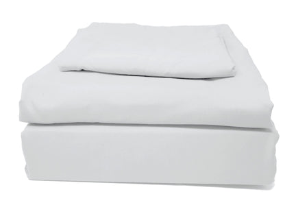 Cloud White Microfiber Bed Sheet Set with Deep Pocket – view 3