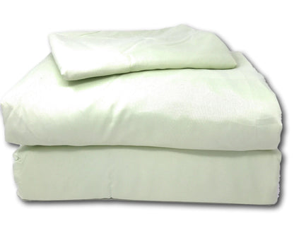 Sage Green Microfiber Bed Sheet Set with Deep Pocket – view 3