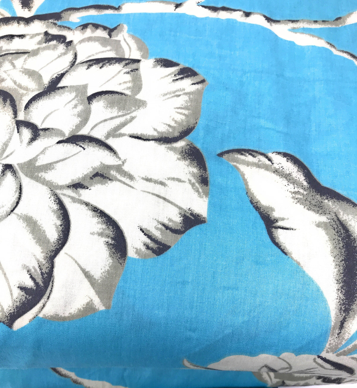 Butterfly Wonderland Aqua Floral 100% Cotton Flat Sheet Set – view 5