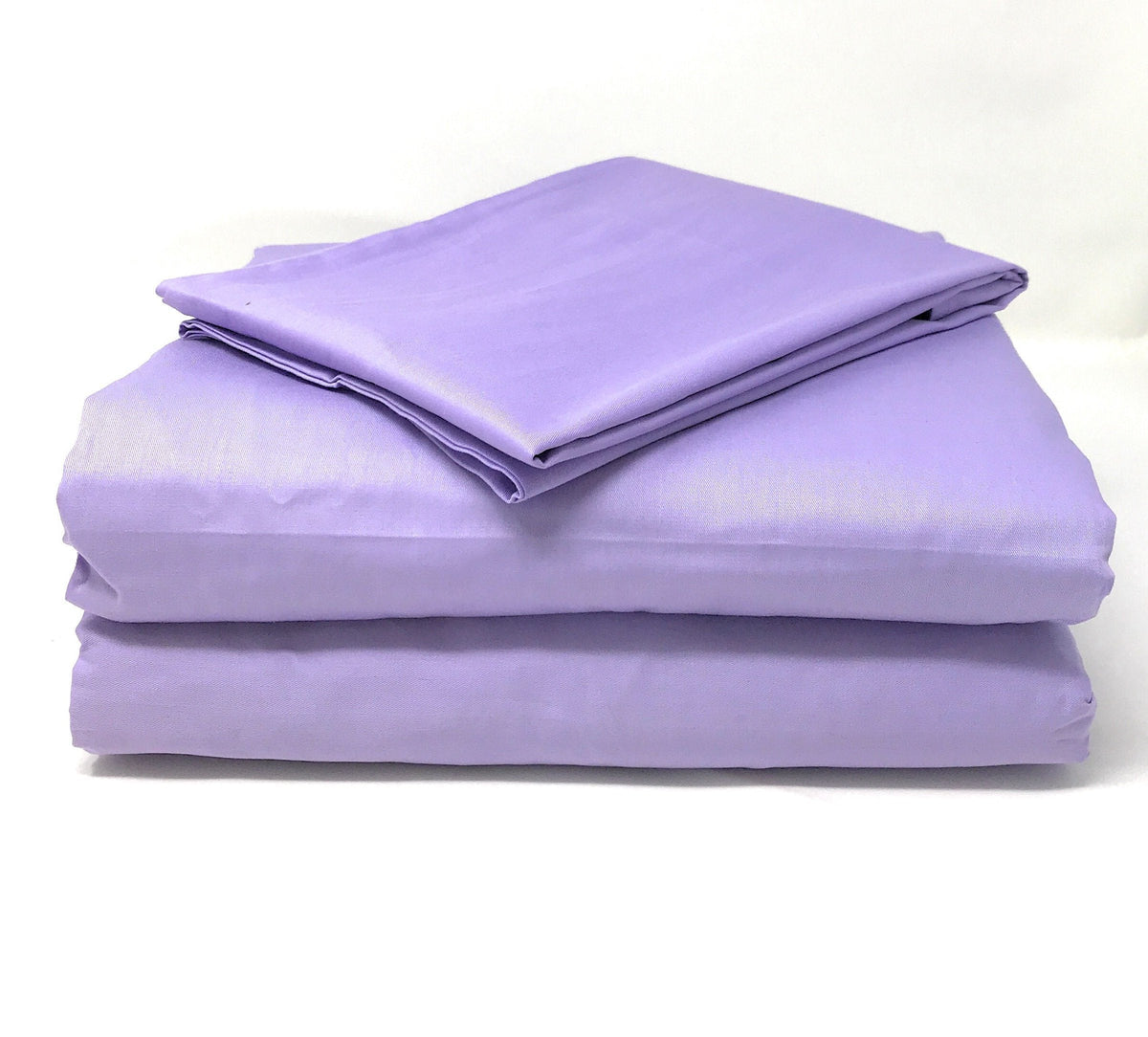 Lavender Purple 100% Cotton Fitted Sheet or Flat Sheet – view 2