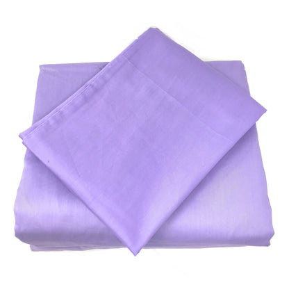 Lavender Purple 100% Cotton Fitted Sheet or Flat Sheet – view 4