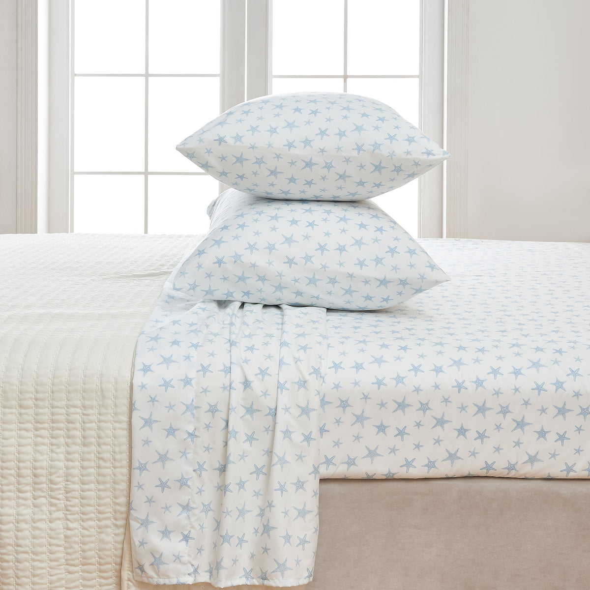 Coastal Printed Microfiber Sheet Set – Newport Collection – view 6