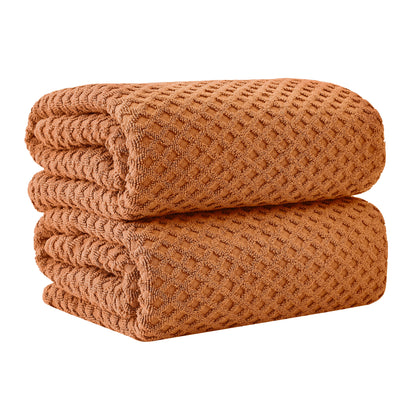 Cotton Diamond Waffle Weave Bath Towel Set – Grayson Collection – view 125